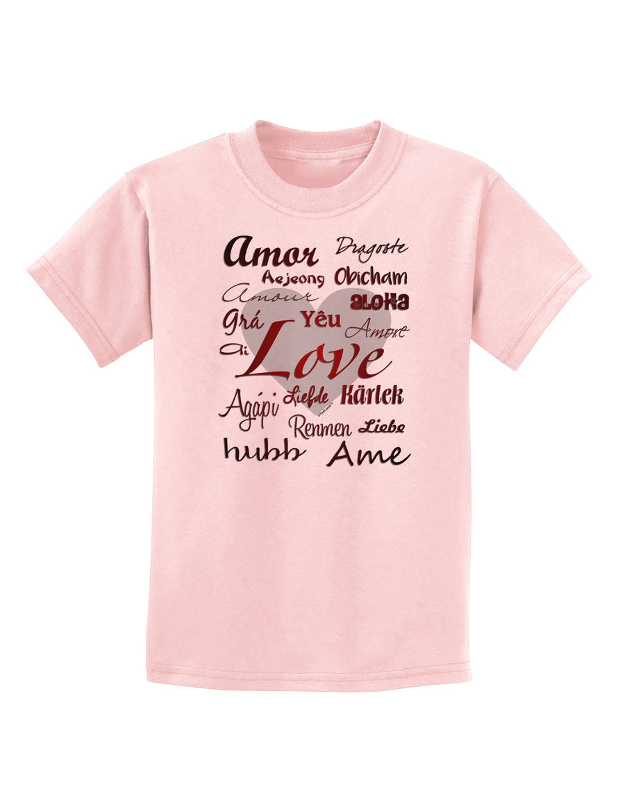 Love Languages Childrens T-Shirt by TooLoud-Childrens T-Shirt-TooLoud-White-X-Small-Davson Sales