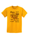 Love Languages Childrens T-Shirt by TooLoud-Childrens T-Shirt-TooLoud-Gold-X-Small-Davson Sales