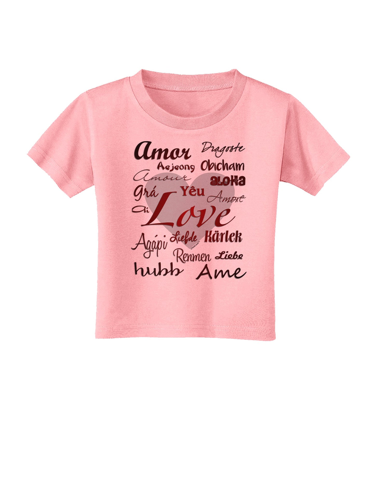 Love Languages Toddler T-Shirt by TooLoud-Toddler T-Shirt-TooLoud-Candy-Pink-2T-Davson Sales