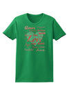 Love Languages Womens Dark T-Shirt by TooLoud-Womens T-Shirt-TooLoud-Kelly-Green-X-Small-Davson Sales