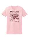 Love Languages Womens T-Shirt by TooLoud-Womens T-Shirt-TooLoud-PalePink-X-Small-Davson Sales