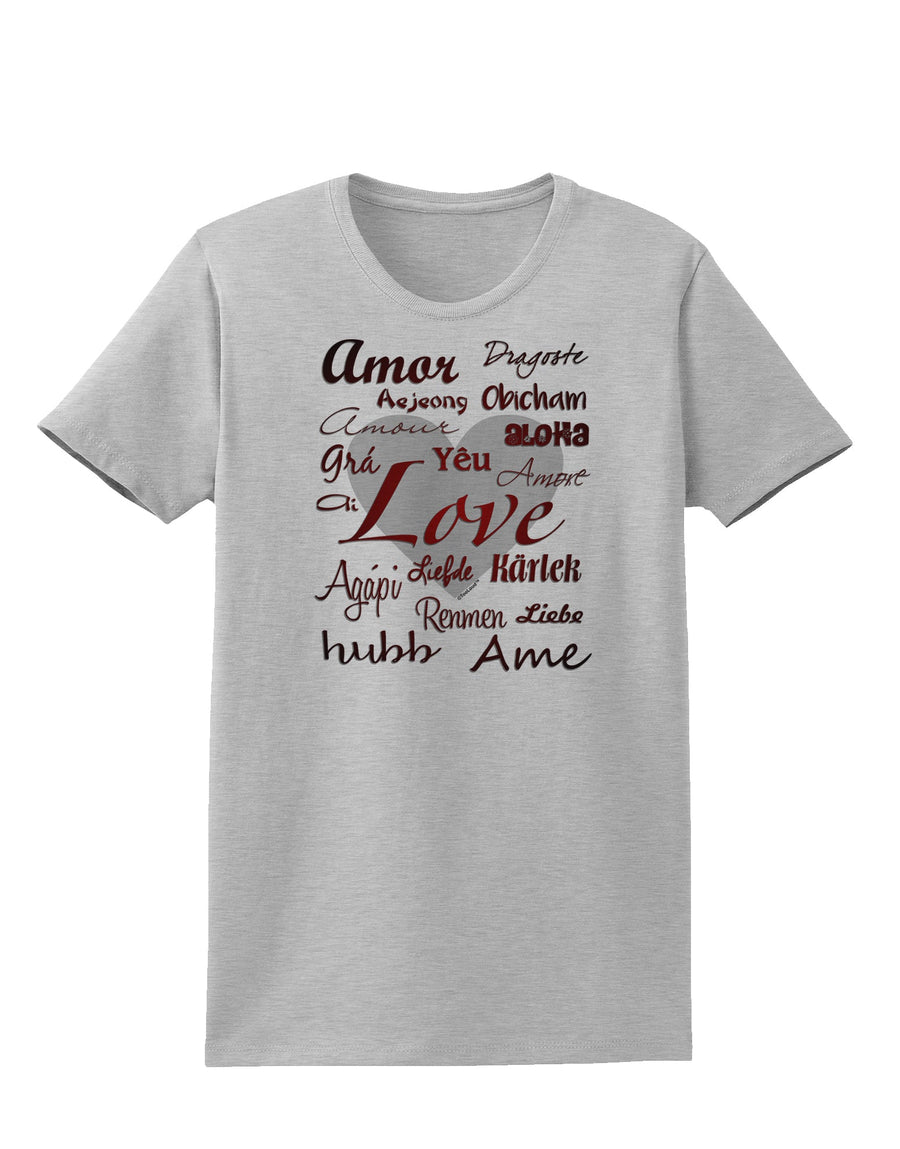 Love Languages Womens T-Shirt by TooLoud-Womens T-Shirt-TooLoud-White-X-Small-Davson Sales