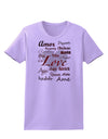 Love Languages Womens T-Shirt by TooLoud-Womens T-Shirt-TooLoud-Lavender-X-Small-Davson Sales