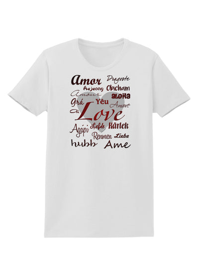 Love Languages Womens T-Shirt by TooLoud-Womens T-Shirt-TooLoud-White-X-Small-Davson Sales