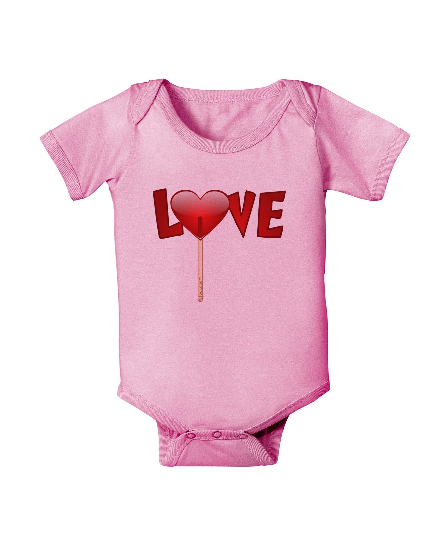 Love Lollipop Baby Romper Bodysuit-Baby Romper-TooLoud-Pink-06-Months-Davson Sales