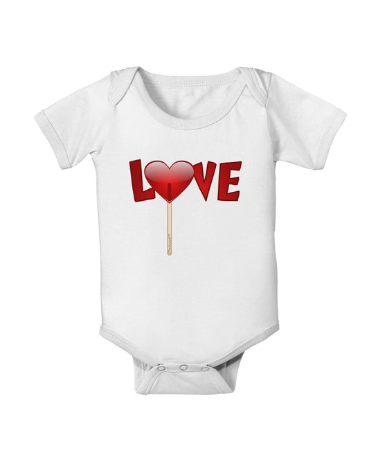 Love Lollipop Baby Romper Bodysuit-Baby Romper-TooLoud-White-06-Months-Davson Sales