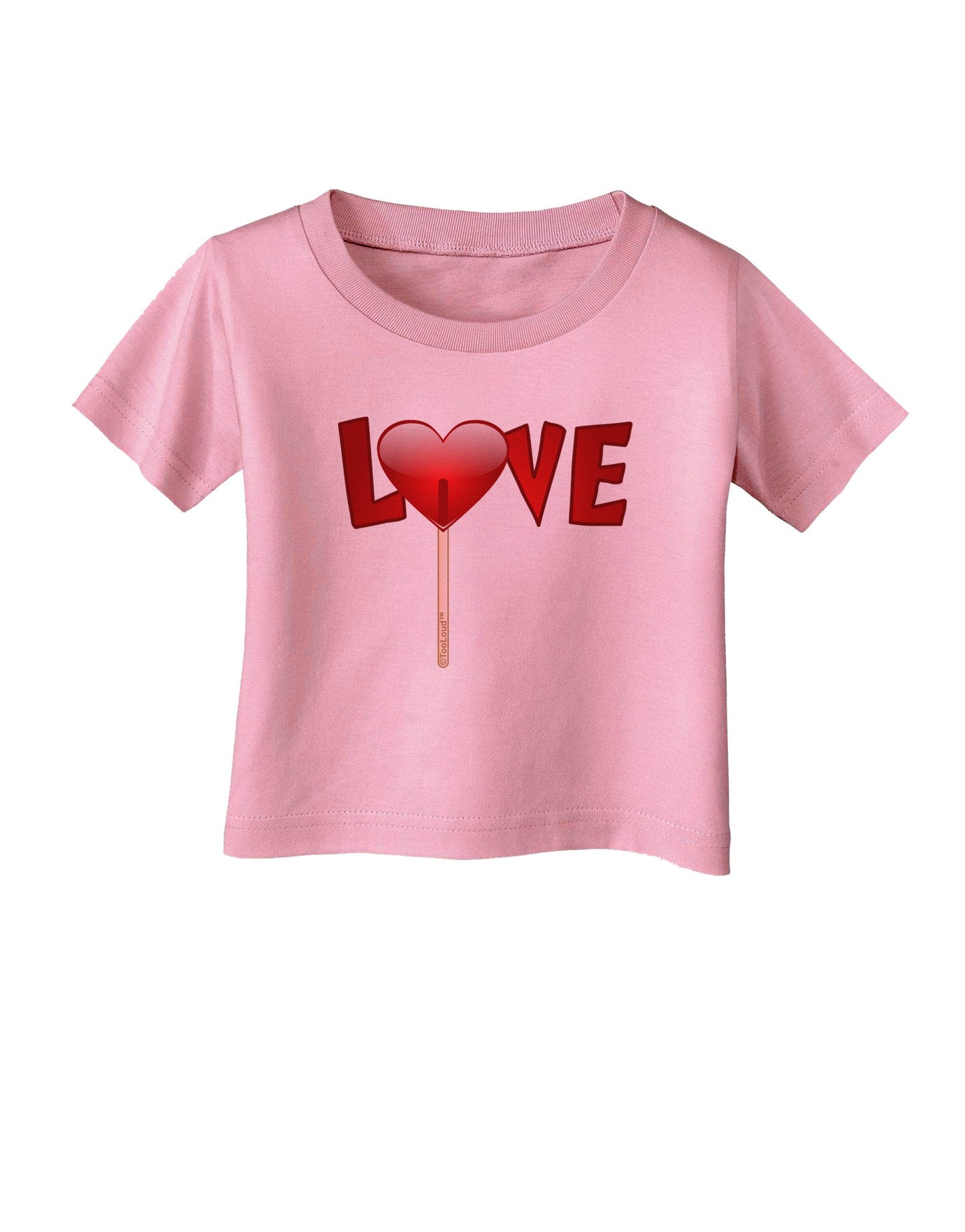 Love Lollipop Infant T-Shirt-Infant T-Shirt-TooLoud-Candy-Pink-06-Months-Davson Sales