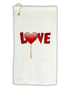 Love Lollipop Micro Terry Gromet Golf Towel 11&#x22;x19-Golf Towel-TooLoud-White-Davson Sales