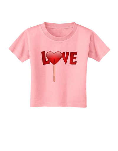 Love Lollipop Toddler T-Shirt-Toddler T-Shirt-TooLoud-Candy-Pink-2T-Davson Sales