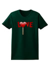 Love Lollipop Womens Dark T-Shirt-TooLoud-Forest-Green-Small-Davson Sales