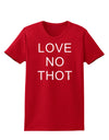 Love No Thot Womens Dark T-Shirt-TooLoud-Red-X-Small-Davson Sales