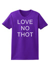 Love No Thot Womens Dark T-Shirt-TooLoud-Purple-X-Small-Davson Sales