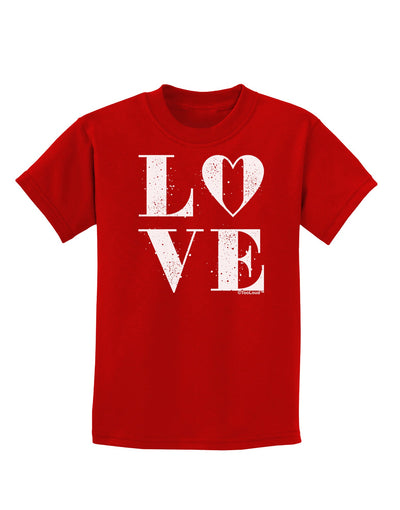 Love Splatter Childrens Dark T-Shirt-Childrens T-Shirt-TooLoud-Red-X-Small-Davson Sales