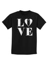 Love Splatter Childrens Dark T-Shirt-Childrens T-Shirt-TooLoud-Black-X-Small-Davson Sales