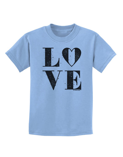 Love Splatter Childrens T-Shirt-Childrens T-Shirt-TooLoud-Light-Blue-X-Small-Davson Sales