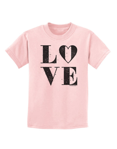 Love Splatter Childrens T-Shirt-Childrens T-Shirt-TooLoud-PalePink-X-Small-Davson Sales