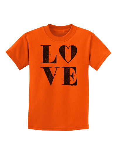 Love Splatter Childrens T-Shirt-Childrens T-Shirt-TooLoud-Orange-X-Small-Davson Sales