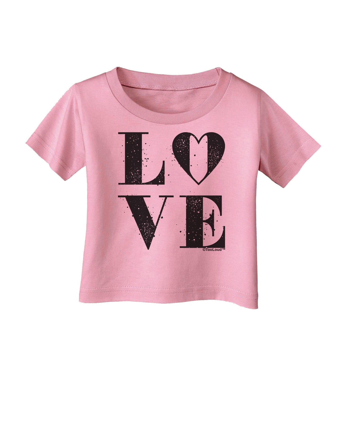Love Splatter Infant T-Shirt-Infant T-Shirt-TooLoud-Candy-Pink-06-Months-Davson Sales