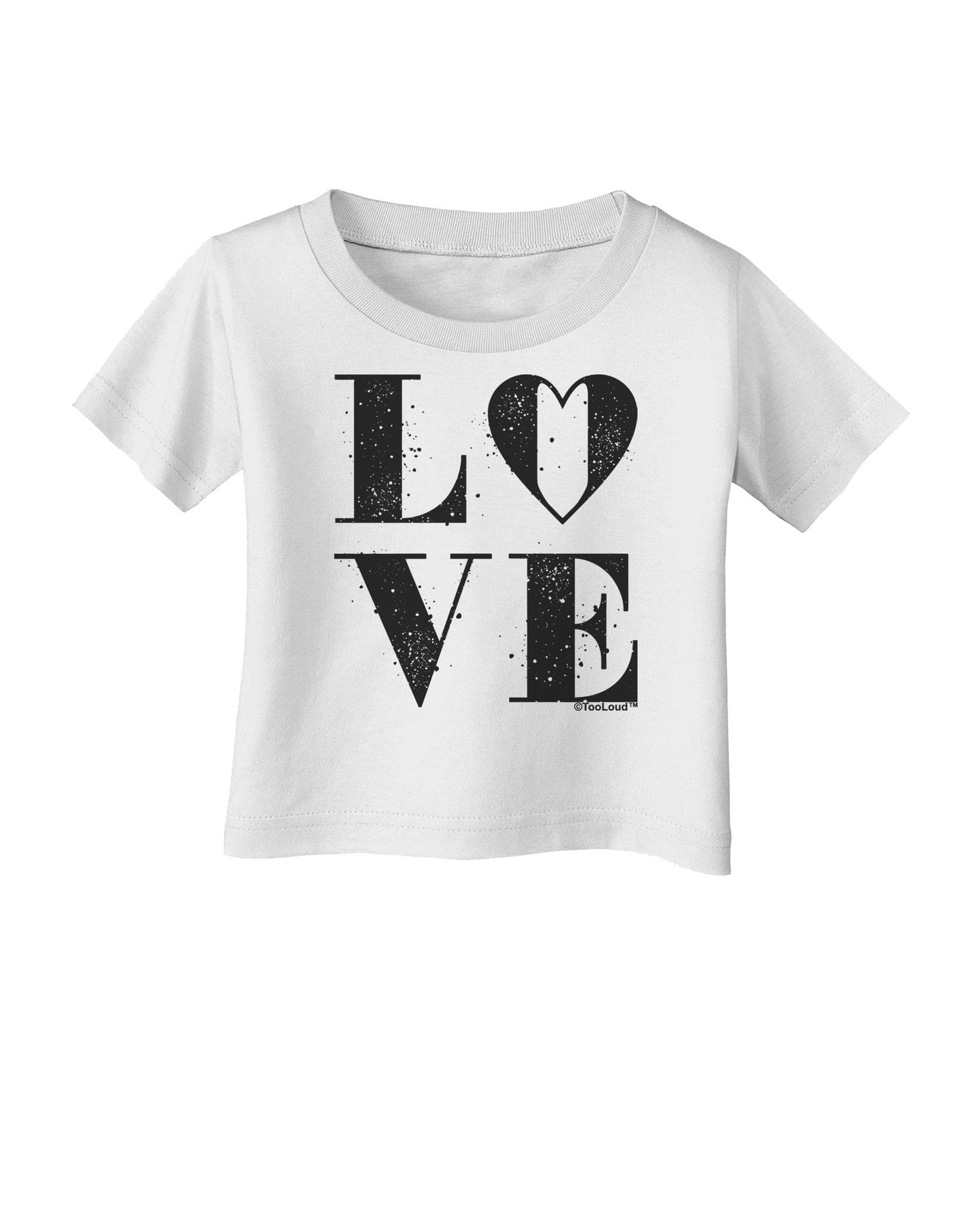 Love Splatter Infant T-Shirt-Infant T-Shirt-TooLoud-White-06-Months-Davson Sales