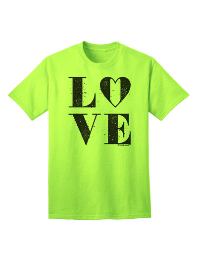 Love Splatter: Premium Adult T-Shirt for Contemporary Fashion Enthusiasts-Mens T-shirts-TooLoud-Neon-Green-Small-Davson Sales