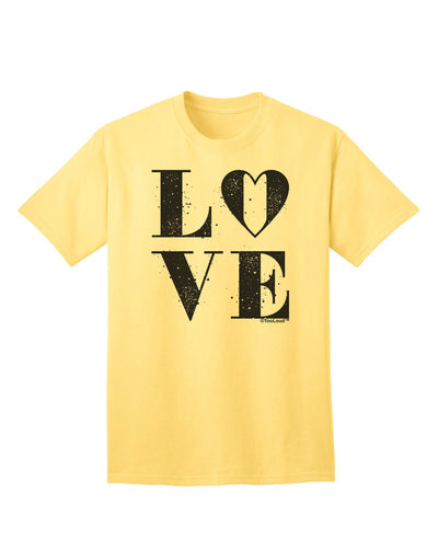 Love Splatter: Premium Adult T-Shirt for Contemporary Fashion Enthusiasts-Mens T-shirts-TooLoud-Yellow-Small-Davson Sales