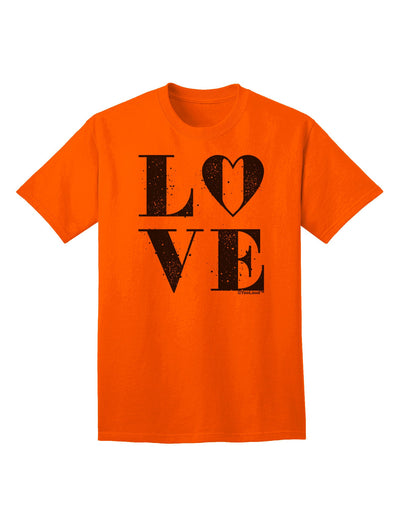 Love Splatter: Premium Adult T-Shirt for Contemporary Fashion Enthusiasts-Mens T-shirts-TooLoud-Orange-Small-Davson Sales