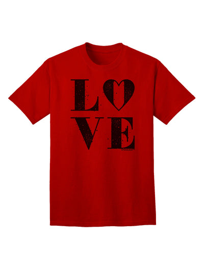 Love Splatter: Premium Adult T-Shirt for Contemporary Fashion Enthusiasts-Mens T-shirts-TooLoud-Red-Small-Davson Sales