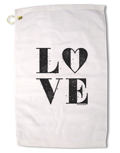 Love Splatter Premium Cotton Golf Towel - 16" x 25-Golf Towel-TooLoud-16x25"-Davson Sales