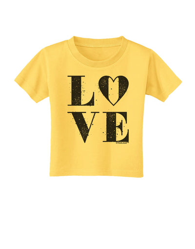 Love Splatter Toddler T-Shirt-Toddler T-Shirt-TooLoud-Yellow-2T-Davson Sales