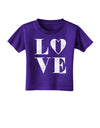 Love Splatter Toddler T-Shirt Dark-Toddler T-Shirt-TooLoud-Purple-2T-Davson Sales