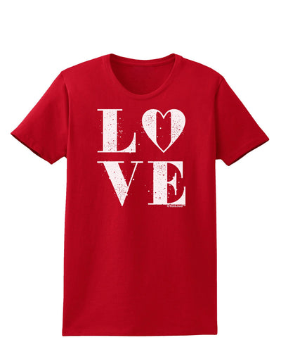 Love Splatter Womens Dark T-Shirt-TooLoud-Red-X-Small-Davson Sales