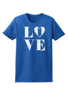 Love Splatter Womens Dark T-Shirt-TooLoud-Royal-Blue-X-Small-Davson Sales