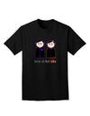 Love at First Bite Vampire Couple Halloween Adult Dark T-Shirt-Mens T-Shirt-TooLoud-Black-Small-Davson Sales