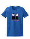 Love at First Bite Vampire Couple Halloween Womens Dark T-Shirt-TooLoud-Royal-Blue-X-Small-Davson Sales