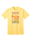 Love is like Sunshine - Inspirational Quote Adult T-Shirt Collection-Mens T-shirts-TooLoud-Yellow-Small-Davson Sales