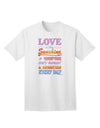 Love is like Sunshine - Inspirational Quote Adult T-Shirt Collection-Mens T-shirts-TooLoud-White-Small-Davson Sales
