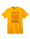 Love is like Sunshine - Premium Sunburst Adult T-Shirt for the Modern Individual-Mens T-shirts-TooLoud-Gold-Small-Davson Sales