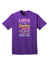 Love is like Sunshine - Quote Adult Dark T-Shirt-Mens T-Shirt-TooLoud-Purple-Small-Davson Sales