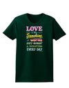 Love is like Sunshine - Quote Womens Dark T-Shirt-TooLoud-Forest-Green-Small-Davson Sales