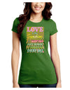 Love is like Sunshine - Sunburst Juniors Crew Dark T-Shirt-T-Shirts Juniors Tops-TooLoud-Kiwi-Green-Juniors Fitted Small-Davson Sales