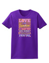 Love is like Sunshine - Sunburst Womens Dark T-Shirt-TooLoud-Purple-X-Small-Davson Sales