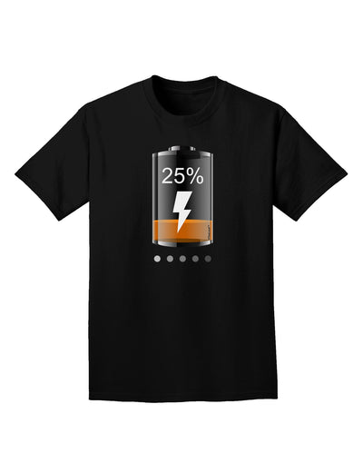 Low Energy 25 Percent Adult Dark T-Shirt-Mens T-Shirt-TooLoud-Black-Small-Davson Sales