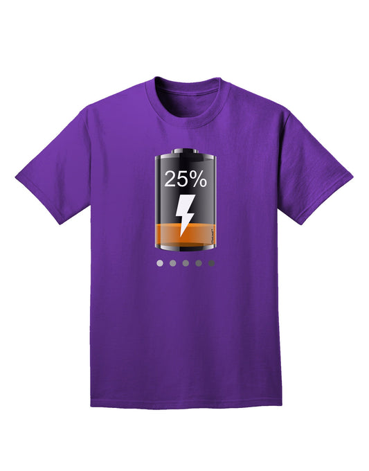 Low Energy 25 Percent Adult Dark T-Shirt-Mens T-Shirt-TooLoud-Purple-Small-Davson Sales