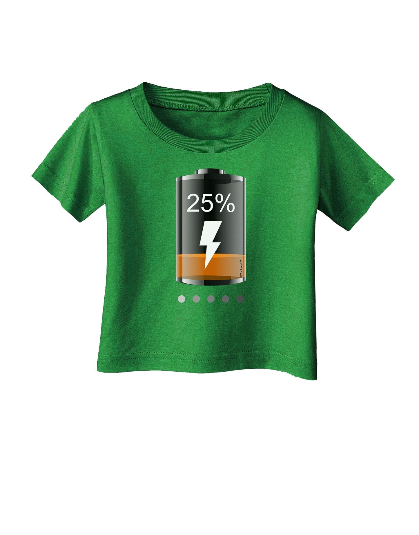 Low Energy 25 Percent Infant T-Shirt Dark-Infant T-Shirt-TooLoud-Clover-Green-06-Months-Davson Sales