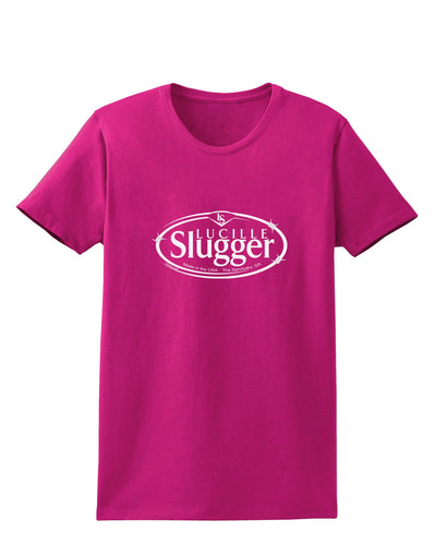 Lucille Slugger Logo Womens Dark T-Shirt by TooLoud-Womens T-Shirt-TooLoud-Hot-Pink-Small-Davson Sales