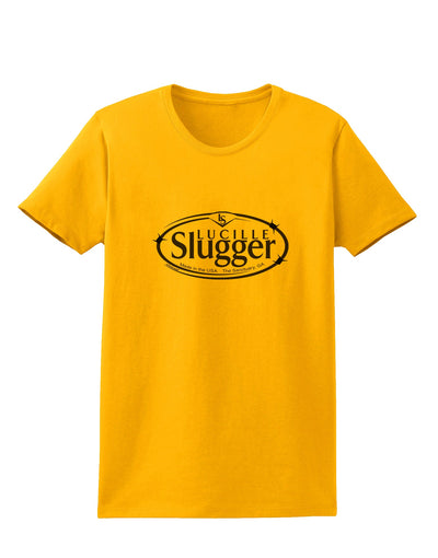 Lucille Slugger Logo Womens T-Shirt by TooLoud-Womens T-Shirt-TooLoud-Gold-X-Small-Davson Sales