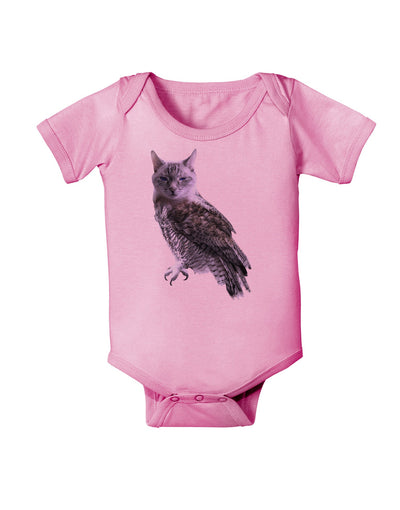 Lucky Cat Owl Baby Romper Bodysuit-Baby Romper-TooLoud-Pink-06-Months-Davson Sales