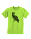 Lucky Cat Owl Childrens T-Shirt-Childrens T-Shirt-TooLoud-Lime-Green-X-Small-Davson Sales