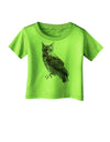 Lucky Cat Owl Infant T-Shirt-Infant T-Shirt-TooLoud-Lime-Green-06-Months-Davson Sales