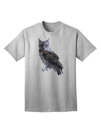 Lucky Cat Owl Premium Adult T-Shirt - Exclusively for Trendsetters-Mens T-shirts-TooLoud-AshGray-Small-Davson Sales